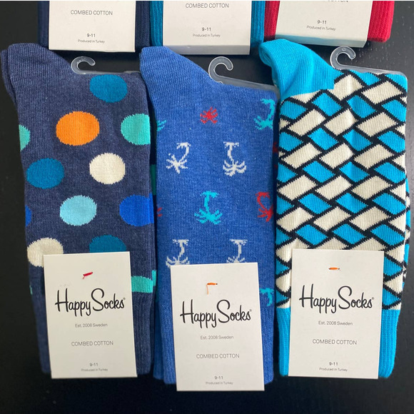 Happy Socks - 6 pairs - NEW - Size: 9-11 LAST ONE! - Picture 7 of 11